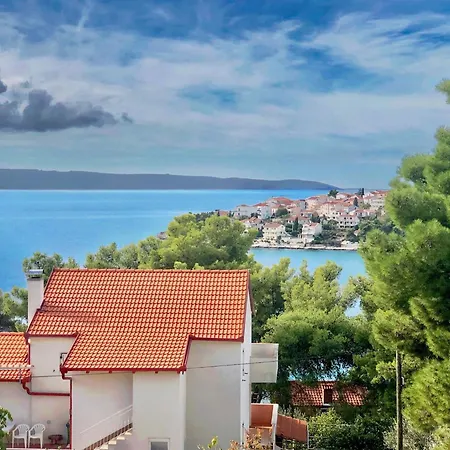 Luxury Sea View 100m From With Sunlit Terrace Okrug Gornji Salena Apartamento